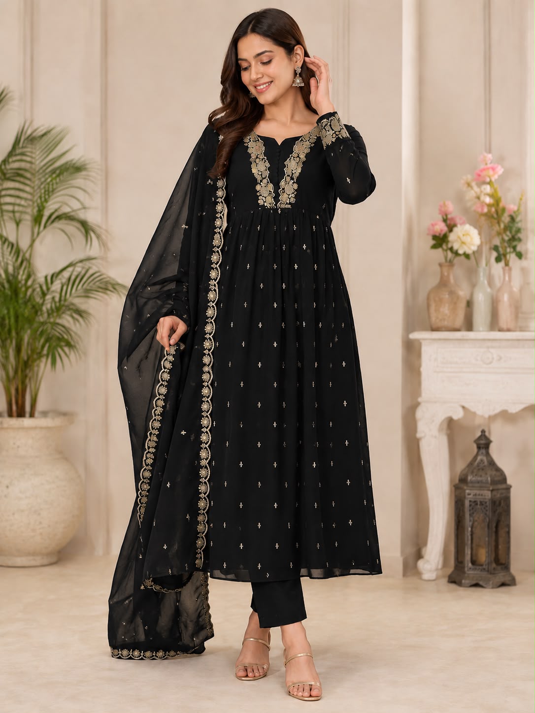 Ready to Wear Georgette Kurti Set ✨