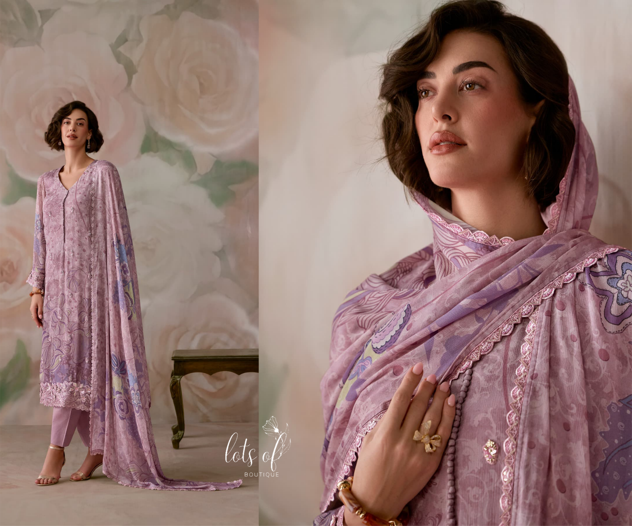 Pure chinon digital print material 🥰💫✨
