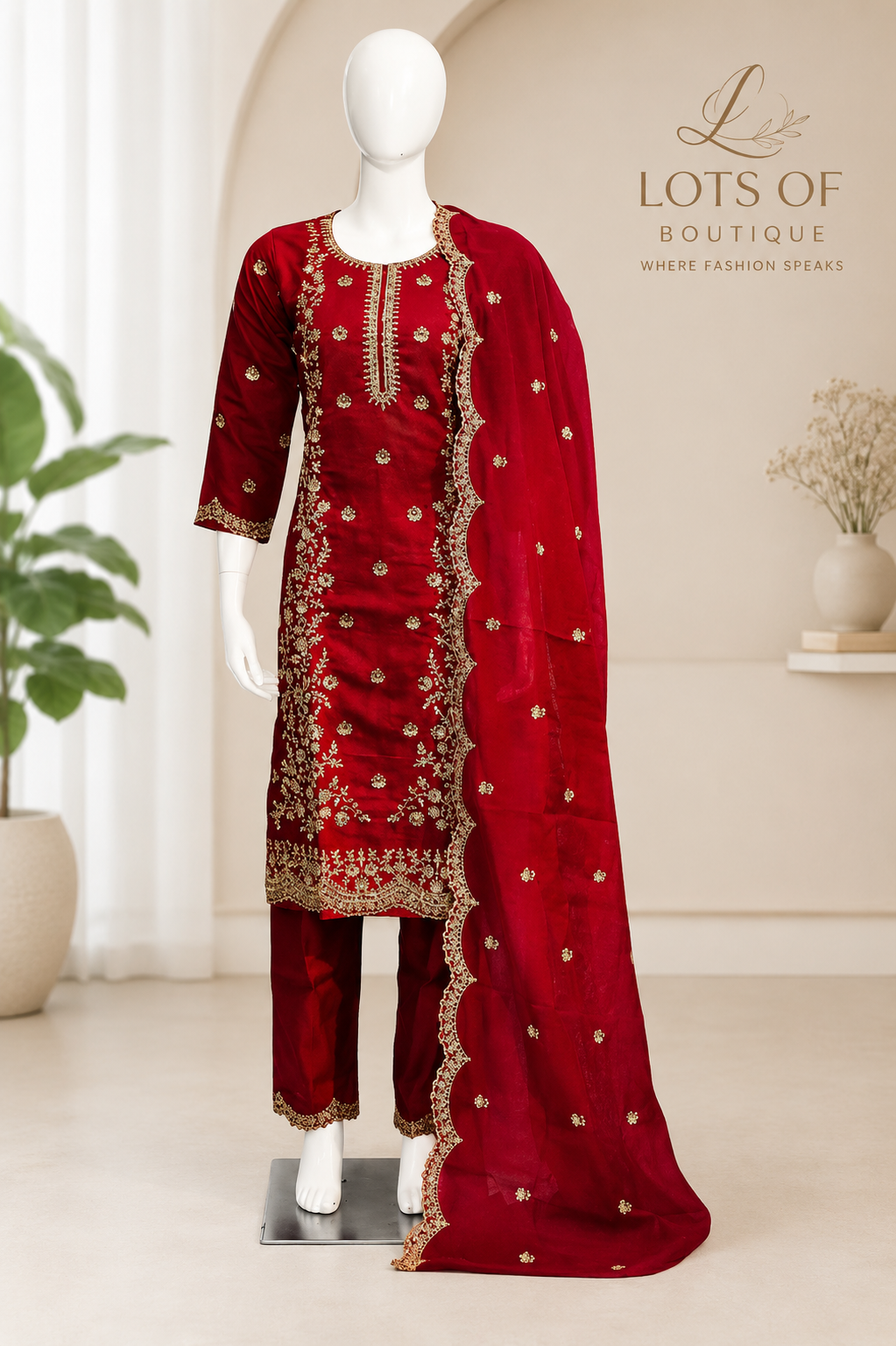 Timeless Elegance in Deep Maroon ✨